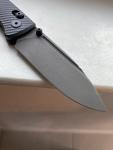 Asher Nomad Custom Knife - S90V, Blue Aluminum