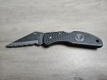 FROST -LARGE TACTICAL STYLE FOLDING KNIFE - TEXURED GRIP-LOCKBACK