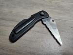 FROST -LARGE TACTICAL STYLE FOLDING KNIFE - TEXURED GRIP-LOCKBACK