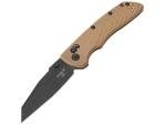 Hogue Deka ABLE Lock Folding Knife 3.25" CPM-MagnaCut Black Cerakote Modified Wharncliffe Blade, Flat Dark Earth Polymer Handles, AXIS/Crossbar Lock - 24367