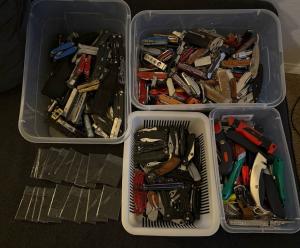 Pocket Knife Lot 406 Knives - Folders, Automatics, Swiss Style….