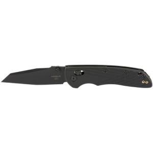 Hogue Deka ABLE Lock Folding Knife 3.25" CPM-MagnaCut Black Cerakote Modified Wharncliffe Blade, Black Polymer Handles, AXIS/Crossbar Lock - 24366
