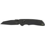 Hogue Deka ABLE Lock Folding Knife 3.25" CPM-MagnaCut Black Cerakote Modified Wharncliffe Blade, Black Polymer Handles, AXIS/Crossbar Lock - 24366
