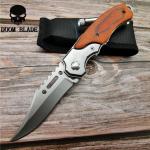 Spring Assisted Knives Folding Knife Survival Tactical Combat Camping with Led