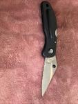 FROST CUTLERY - NICE LARGE SERRATED BLADE FOLDING KNIFE -LOCKBACK