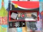 Spyderco Swick 6 Neck Knife, LC200N Wharncliffe Serrated Blade, Black G10 Handle