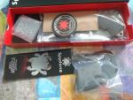 Spyderco Swick 6 Neck Knife, LC200N Wharncliffe Serrated Blade, Black G10 Handle