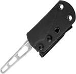 Kizer Cutlery Scuttler Stonewashed D2 Steel Fixed Blade Neck Knife 1058A1