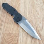 Linton Cutlery Large Tactical Folding Knife 4.5" Stainless Blade G10 Handle
