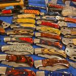 20 PCS Custom LOT OF Mix HANDLE FOLDING KNIFE WITH SHEATH