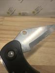 FROST CUTLERY - NICE LARGE SERRATED BLADE FOLDING KNIFE -LOCKBACK
