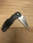 FROST CUTLERY - NICE LARGE SERRATED BLADE FOLDING KNIFE -LOCKBACK