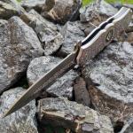 Silver Exquisite Fashion Stainless Steel Portable Rescue Sharp Folding Knife EDC