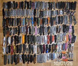 TSA Confiscated Folding Tactical EDC Knife Grab Bag