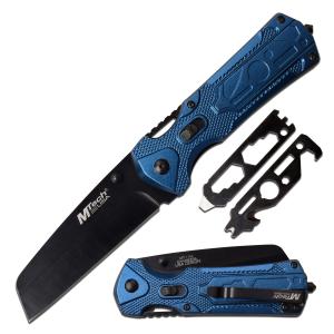 MTech USA - Manual Folding Knife W/ WHARNCLIFFE BLADE Blue