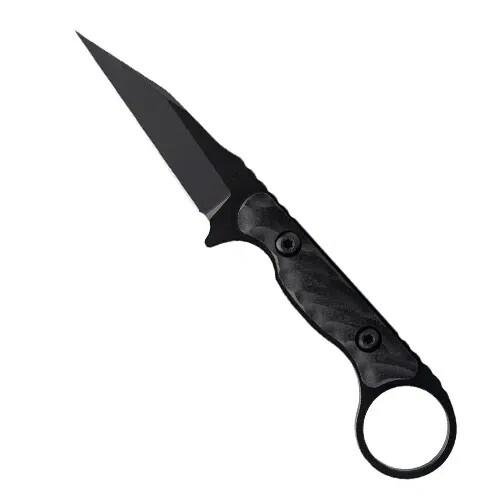 Toor Knives Jank Shank W Wharncliffe Fixed Blade Knife Black – SOCOM Black
