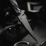 Toor Knives Jank Shank W Wharncliffe Fixed Blade Knife Black – SOCOM Black