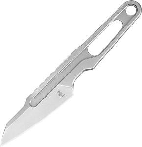 Kizer Cutlery Cobbler Stonewashed D2 Steel Fixed Blade Neck Knife 1057A1