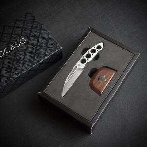 Ocaso Duo Desk Knife 2.75" Stainless Steel Wharncliffe Blades Stainless Handles