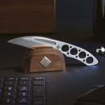 Ocaso Duo Desk Knife 2.75" Stainless Steel Wharncliffe Blades Stainless Handles