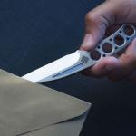 Ocaso Duo Desk Knife 2.75" Stainless Steel Wharncliffe Blades Stainless Handles