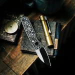 YF SMART Small Folding Pocket Knife - 1.96" Wharncliffe Blade, Two-Tone Black & Gray Finish, Textured G10 Handle, Gift For Men, Women For Everyday Carry, Camping, Hiking, Outdoor Activities