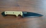 NEW CRKT DRAGON 2010DK FIXED BLADE KNIFE WITH ORIGINAL SHEATH FREE SHIPPING