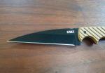 NEW CRKT DRAGON 2010DK FIXED BLADE KNIFE WITH ORIGINAL SHEATH FREE SHIPPING