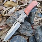 Stainless steel folding knife, suitable for outdoor, tactical and survival