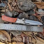 Stainless steel folding knife, suitable for outdoor, tactical and survival