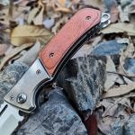 Stainless steel folding knife, suitable for outdoor, tactical and survival