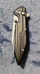 Mtech Ball Bearing Open Wharncliffe Button Lock Tactical Pocket Knife MT-1177