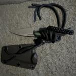 CRKT 2385 Minimalist Wharncliffe Fixed Blade Knife 2in Blade 5Cr15MoV Steel