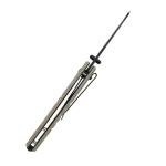 MTECH USA Licensedy by USMC Pocket Folding Knife, 8.20" Overall Length, 3.25" Wharncliffe Blade, G10 Handle, Glass Breaker, EDC (Tan)