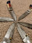 10 PCS Custom LOT OF TEXAS FLAG HANDLE FOLDING KNIFE WITH SHEATH
