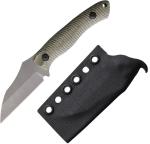 Wachtman Knife & Tool Kliff Fixed Knife 2.9" AEB-L Steel Blade Micarta Handle