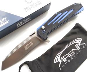 Ball Bearing Pivot G10 Pocket Knife D2 Button Lock Wharncliffe Tip Up Blade EDC