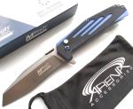 Ball Bearing Pivot G10 Pocket Knife D2 Button Lock Wharncliffe Tip Up Blade EDC