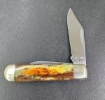 Vtg 1979 Case XX A6235 1/2 Appaloosa Bone Amazing Colorful Matrix NOS