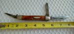 VTG. Case XX 6347 PU, 10 Dot,  3 Blade Pocket Knife