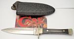 Vintage CASE XX USA 1990 Stamp  P62-4-1/2 SS - BOOT KNIFE - Used with Sheath