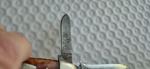 VTG. Case XX 6347 PU, 10 Dot,  3 Blade Pocket Knife