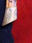 Vintage CASE XX USA 5197L SS Stag Bone Lockback Folding Knife Brass Bolsters