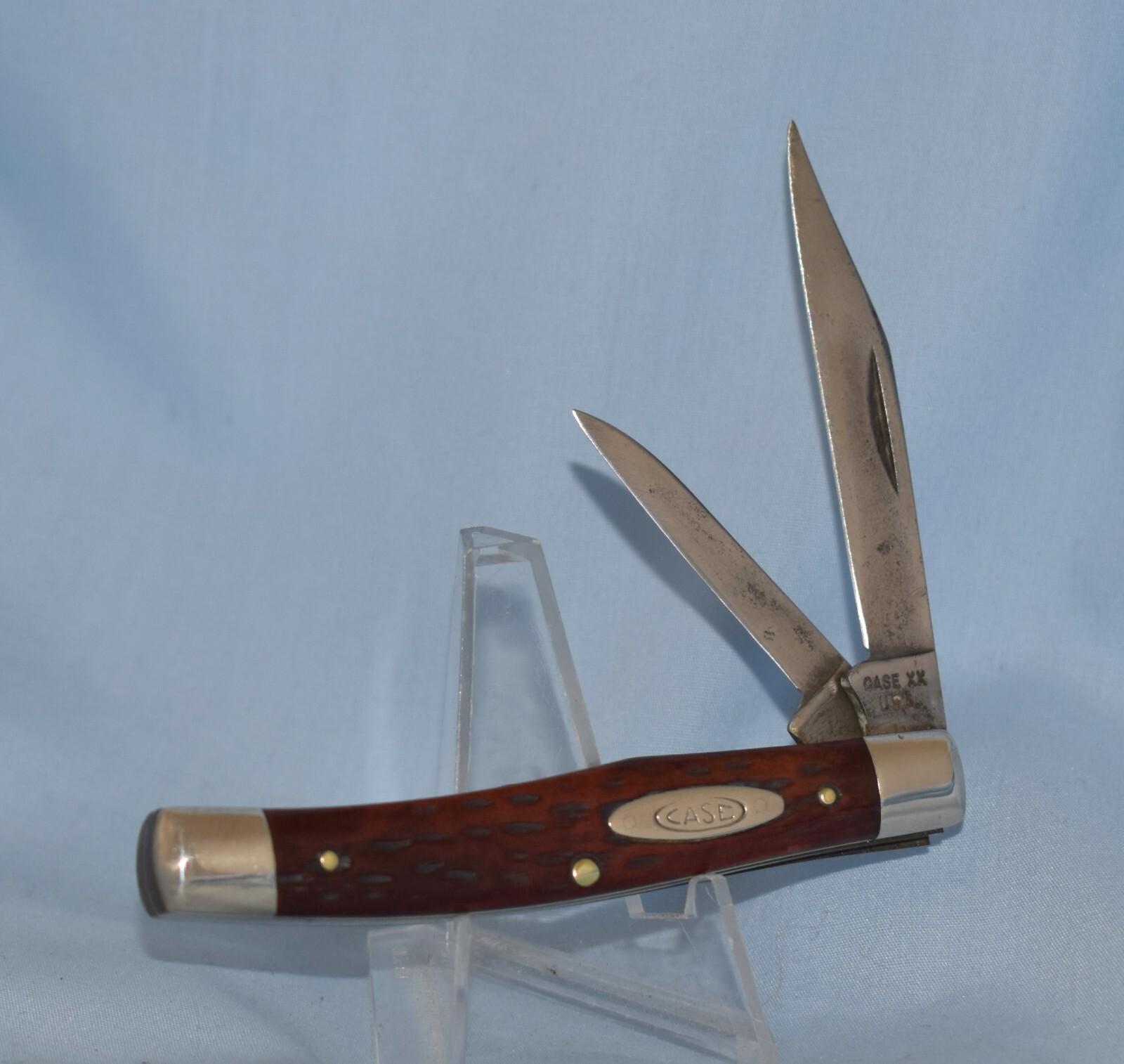 RARE VINTAGE CASE XX BONE STOCKMAN JACK KNIFE 6232 1965-69 USA