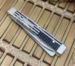 Case XX USA Smooth Natural Bone Vintage Flag Bullet 1/500 Baby Doc Doctor Knife