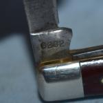 RARE VINTAGE CASE XX BONE STOCKMAN JACK KNIFE 6232 1965-69 USA