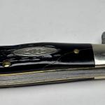 Vintage 1981 Case XX Muskrat Pocket Knife Dark Bone 9 Dot Two Blades