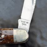 Case XX 1978 2 Dot Muskrat Folding Pocket Knife Vintage Bone 3 7/8" USA