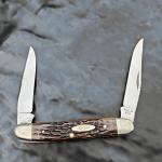 Case XX 1978 2 Dot Muskrat Folding Pocket Knife Vintage Bone 3 7/8" USA