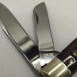 Vintage 1981 Case XX USA STOCKMAN KNIFE #63032 9 Dot Bone Jigged Handle 3 Blades